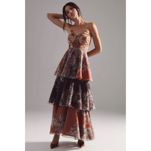 Anthropologie Geisha Designs Martina Floral Dress - Picture 2 of 4